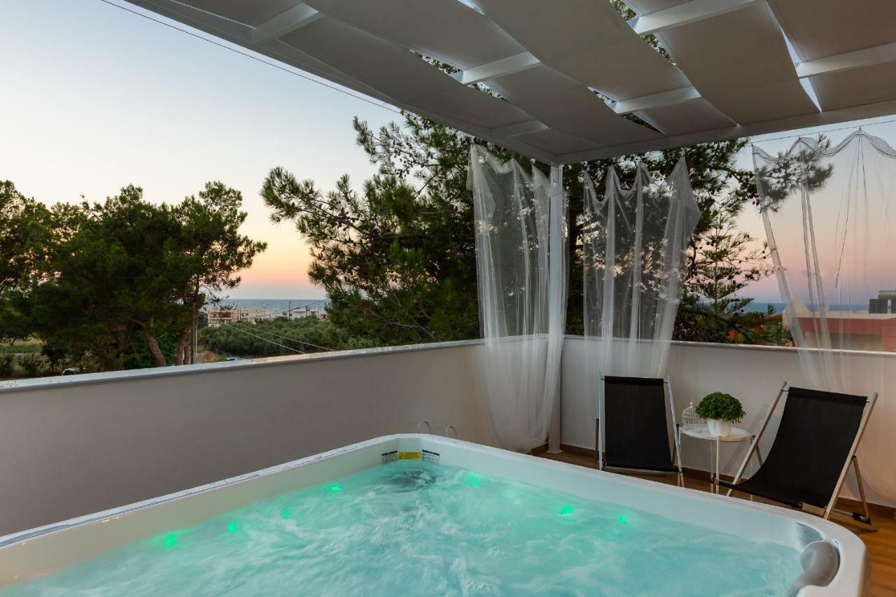 Nisos Villa, Pool & Heated Spawhirlpool, Walking To Beach, By Thinkvilla Sfáka エクステリア 写真